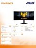 Asus Monitor 34 cale VG34WQML5A WQHD 2DP 2HDMI USB3.2